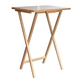 Rubberwood TV Table, Natural