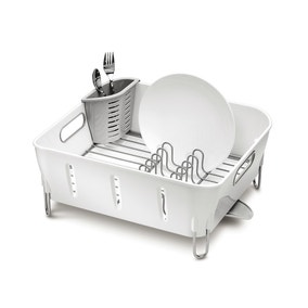 Simplehuman Compact White Dishrack