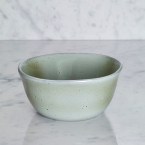 Amalfi Reactive Glaze Stoneware Cereal Bowl, Sage