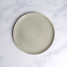 Amalfi Reactive Glaze Stoneware Side Plate, Grey