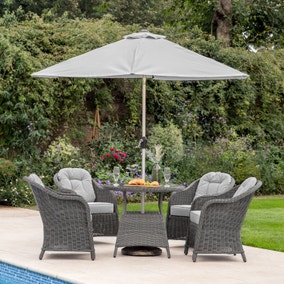 Lecco 2 x 3m Parasol