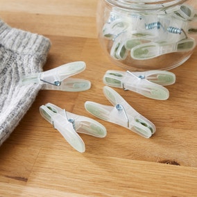 Pack of 50 Sage Soft Grip Plastic Pegs