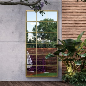 Fenestra Modern Rectangle Window Indoor Outdoor Full Length Wall Mirror