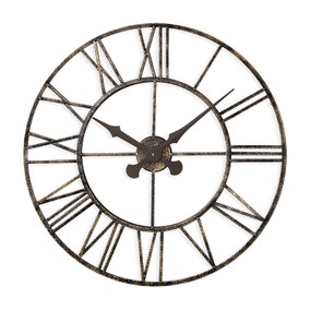 Vintage Skeleton Indoor Outdoor Wall Clock