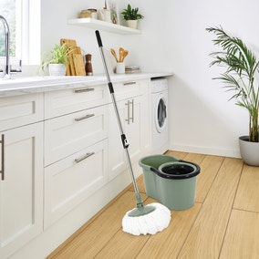 Microfibre Spin Mop Sage
