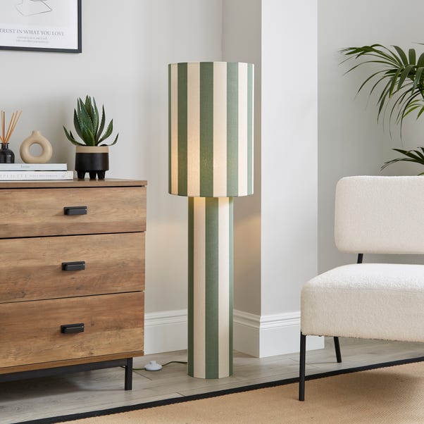 Beatrice Striped Floor Lamp image 1 of 5