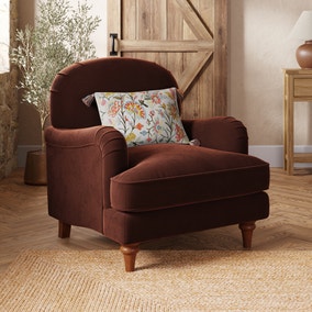 Beatrice II Velvet Armchair