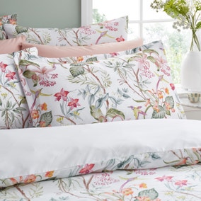 Hummingbird Floral Oxford Pillowcase