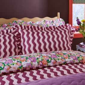 Sophie Robinson Bountiful Bloom Standard Cotton Pillowcase Pair