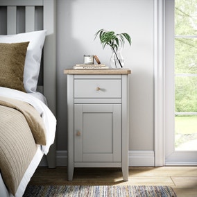 Bromley II 1 Drawer & 1 Door Bedside Table