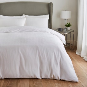 Jacquard Sateen 210 Thread Count Duvet Cover & Pillowcase Set