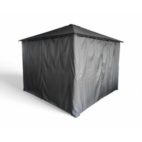 Titan Galvanised Steel Gazebo, 3m